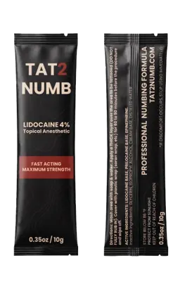 Tat2Numb sealed single-use numbing cream packet